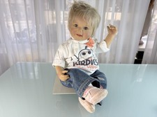 Künstlerpuppe Regina Swialkowski Vinyl Puppe 62 cm. Top Zustand