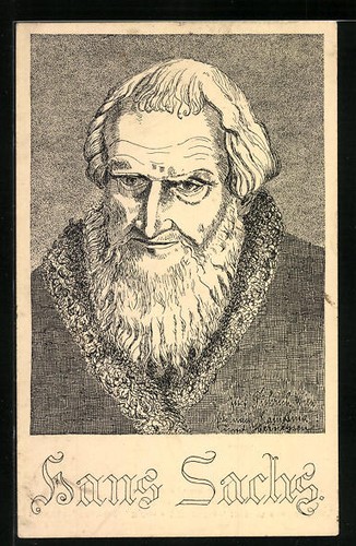 Künstler meistersinger - künstler-ak,