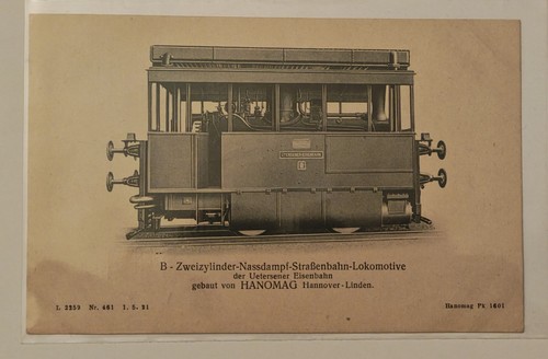 Hanomag nassdampf - ak,