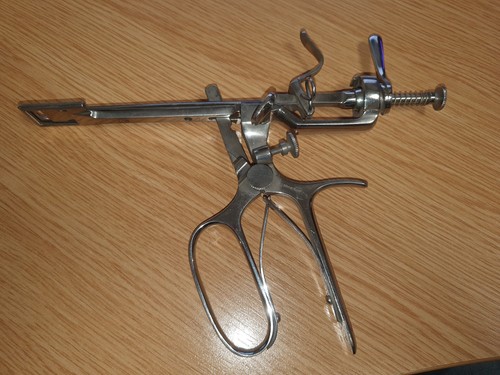 Vintage tonsillen guillotine - tonsillen,