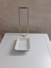 500 ml Edelstahl Gestell Abtropfschale Tropfschale für Eurospender Desinfektion