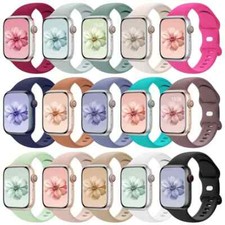Sport Armband für Apple Watch Series 10 9 8 7 6 5 4 3 SE Silikon Band iWatch