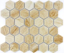 Hexagonale Sechseck Mosaik
