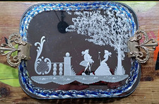 Ital. Serviertablett aus