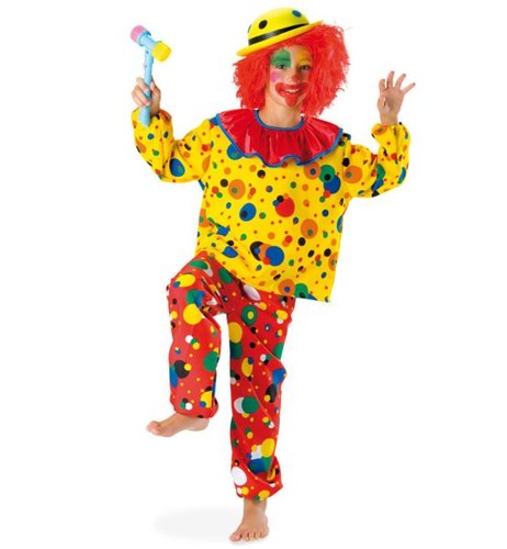 Fasching kostüm clown tlg - kostüm,