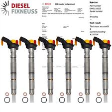 6x Bosch Einspritzdüse 0445116023 Injektor Audi A6 Q5 Q7 2.7 3.0 TDI 0986435357