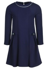 Edles Blaues Kleid, Silber