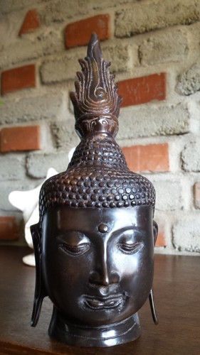 Buddha kopf aus - aus, bronze