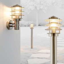 Außenleuchte Standleuchte Wandleuchten Edelstahl Gartenlampe Wegeleuchte 249