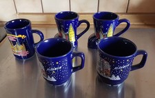 8 Weihnachtstassen Konvolut - Weihnachtsmarkt, Glühwein, etc.
