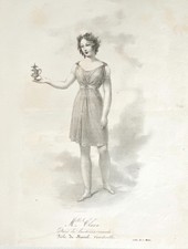 Gravur D'Schauspielerinnen "