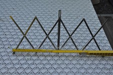 Notenständer Metall silberfarben klappbar Notenstativ Notenhalter ca. 50 x 25 cm