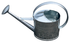 Zinkgießkanne 10 l silber