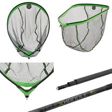 Feeder & Match Kescher schwimmend & gummiertes Netz 3 Größen Alu Carbon Tele