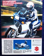 Suzuki RG 80 Gamma, originale Werbung aus  1986