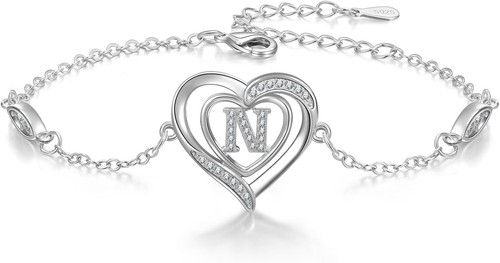 Armband damen silber 925 herz - armband, 925,