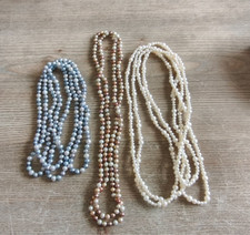 Konvolut 3 x echt Perlen