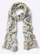 Mode von Heine Schal Damen Tuch Modeschal 50 x 200 cm blaugrün NEU