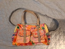 Orig. Happiness Hippie Tasche Boutique Ware vom Designer Blumen Print