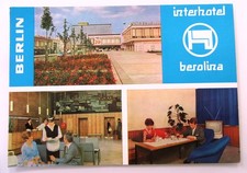 OST-BERLIN Interhotel Berolina DDR XL-/Jumbo-Postkarte ungebraucht ca. 1967