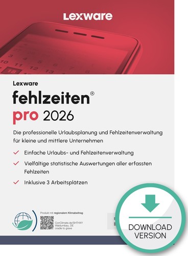 Lexware fehlzeiten pro - fehlzeiten, 2026