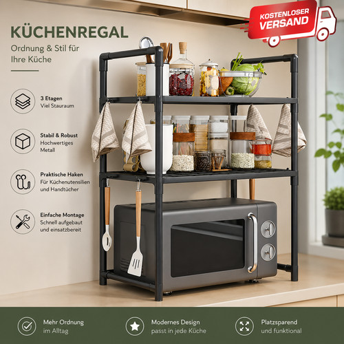 Mikrowellenständer mit haken - mikrowellenständer,