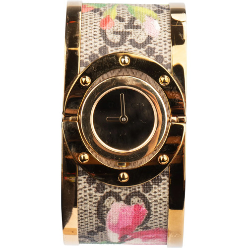 Gucci gold tone floral - tone, 112