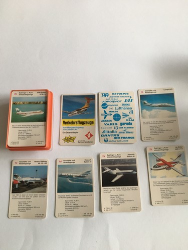 Quartett verkehrsflugzeuge - quartett,