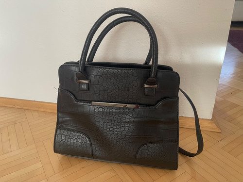 Schwarze elegante handtasche - elegante,
