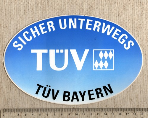 Aufkleber sticker tüv bayern - aufkleber/sticker,