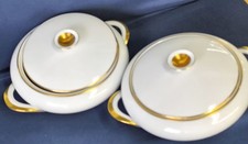 KPM Krister Überdachte Terrine Gold vergoldet Germany Porzellan 