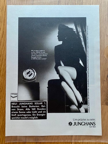 Junghans solar 80s retro - 80s,