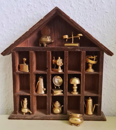 Vintage holz sammlerkasten - vintage,