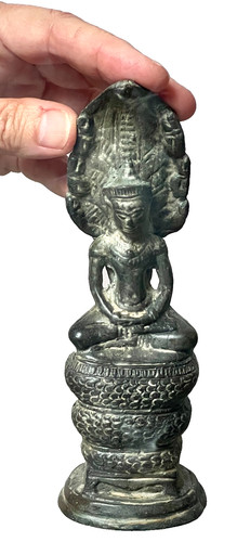 Antiker bronze buddha - bronze,