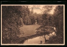 Rominten, Partie an der Rominte in der Heide, Ansichtskarte 1932 