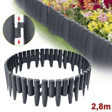 10x Palisade Rasenkante 2,8m