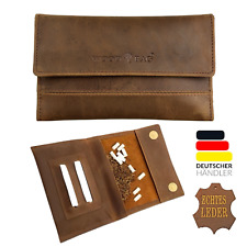 Tabaktasche aus Leder, Tabakbeutel  Drehertasche -Tabakbeutel Leder & Drehtabak