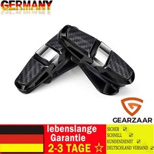 2PCS Brillenhalter Sonnenbrillen Brillenhalterung Tickets Clip Auto Sonnenblende