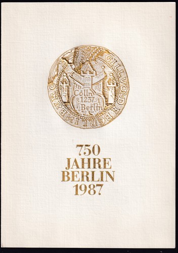 Ddr gedenkblatt 750 jahre - ddr,