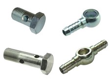 Hohlschraube, Doppelhohlschraube, Ringöse, Doppelringöse, Ringnippel