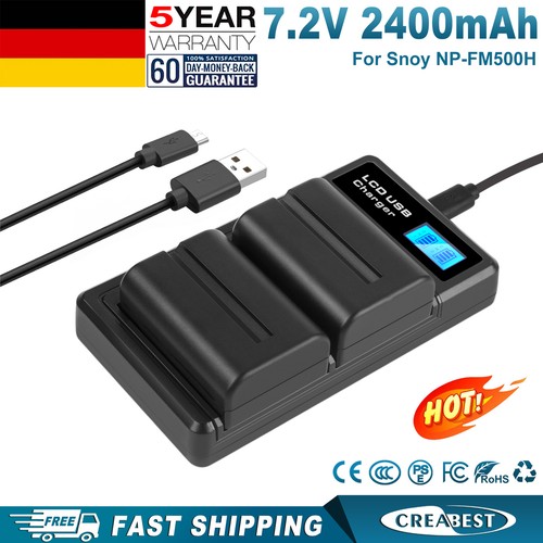 2pcs fm500h akku ladegerät - np-fm500h, akku+ladegerät