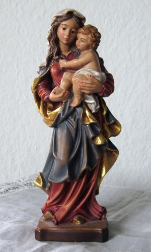 Holzschnitzerei madonna mit - madonna,