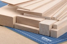 Balsabrettchen 100x10cm, geschliffen, A-Class: von 0.8mm bis 40mm Stärke