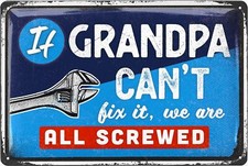 LANOLU Retro Blechschild -