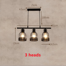 Retro Deckenlampe Vintage Leuchte Pendelleuchte Hängelampe Industrie Design E27