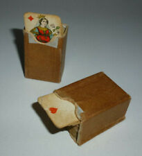 ALTES MINI KARTENSPIEL SPIELKARTEN KARTEN / 2 x 52 BLATT ( ROMME, CANASTA )/#95#