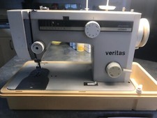 Veritas - Koffer-Nähmaschine 1970 iger Jahren mit Zubehör u. Bedienungsanleitung