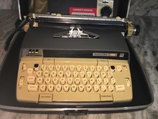 Smith Corona Schreibmaschine Scm Electra 120 Elektrisch Mit Schutzhülle 1970's