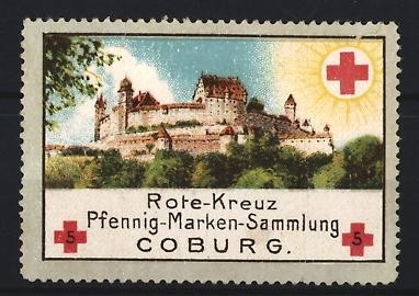 Reklamemarke coburg rote - coburg,,
