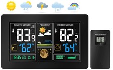 Wetterstation Funkwetterstation Wettervohersage Digitales Thermometer Kalender